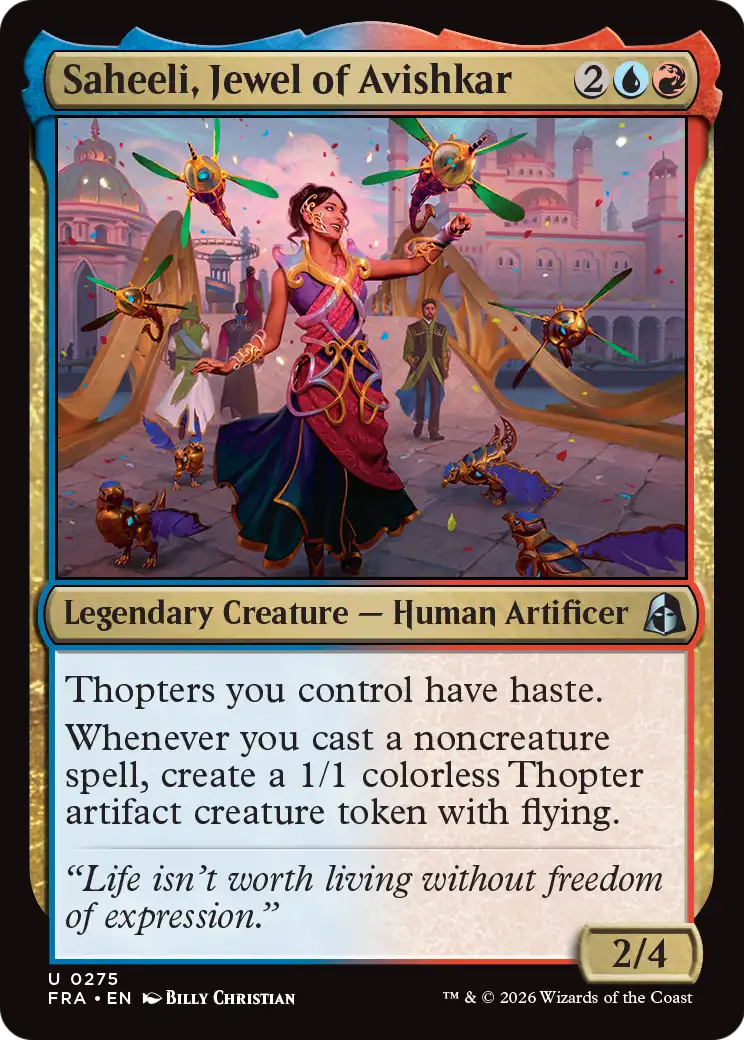 Saheeli, Jewel of Avishkar [Reality Fracture] | Mega City Incorporated