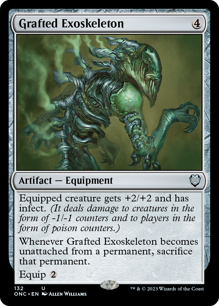 Grafted Exoskeleton [Phyrexia: All Will Be One Commander] | Mega City Incorporated