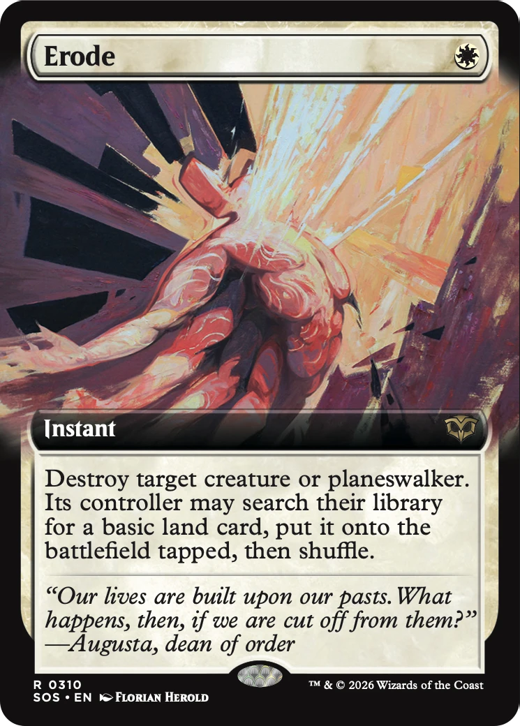 Erode (Extended Art) [Secrets of Strixhaven] | Mega City Incorporated
