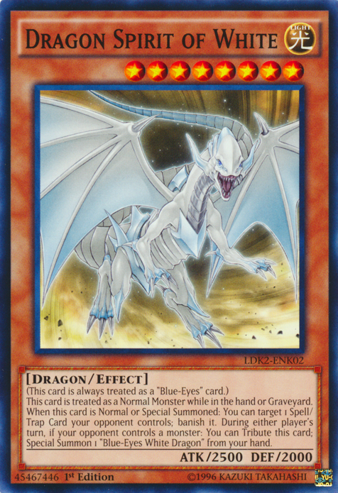 Dragon Spirit of White [LDK2-ENK02] Common | Mega City Incorporated