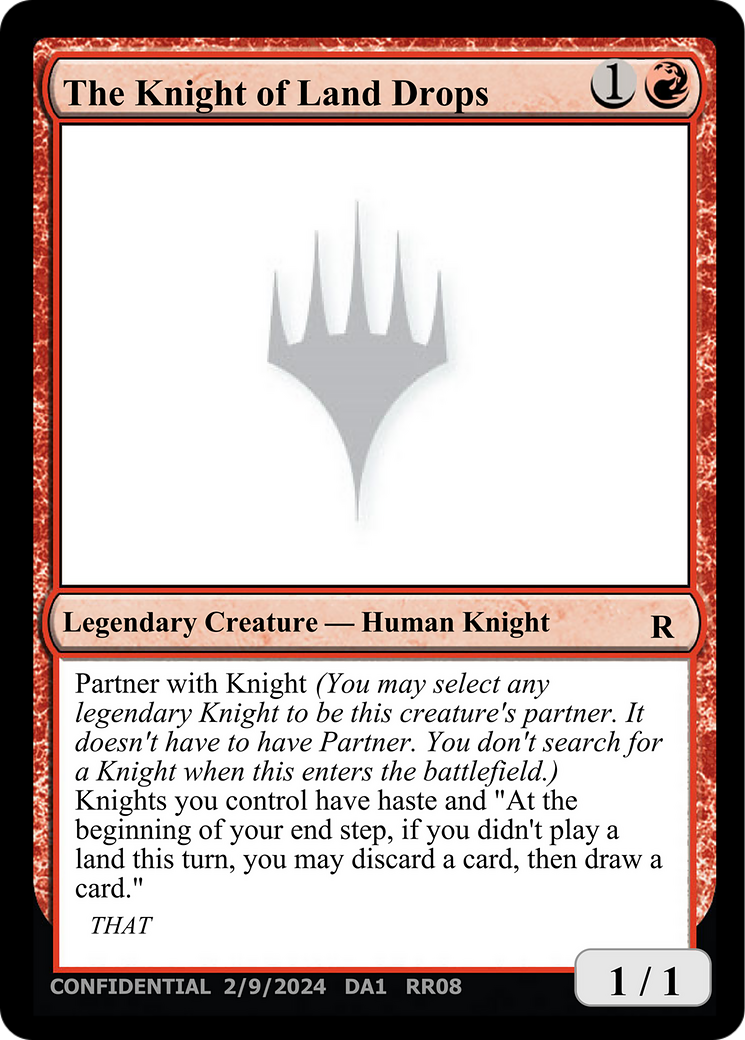 The Knight of Land Drops [Unknown Event] | Mega City Incorporated