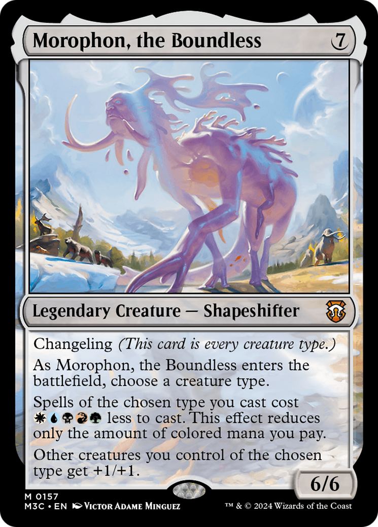 Morophon, the Boundless (Ripple Foil) [Modern Horizons 3 Commander] | Mega City Incorporated