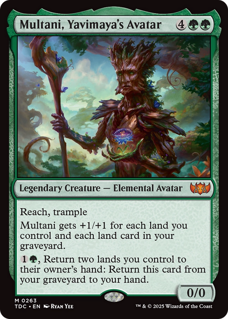 Multani, Yavimaya's Avatar [Tarkir: Dragonstorm Commander] | Mega City Incorporated