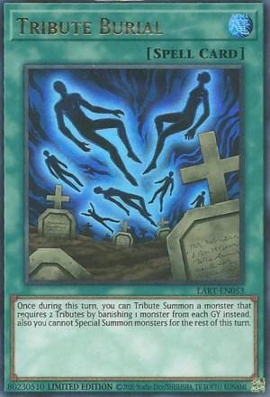 Tribute Burial [LART-EN053] Ultra Rare | Mega City Incorporated