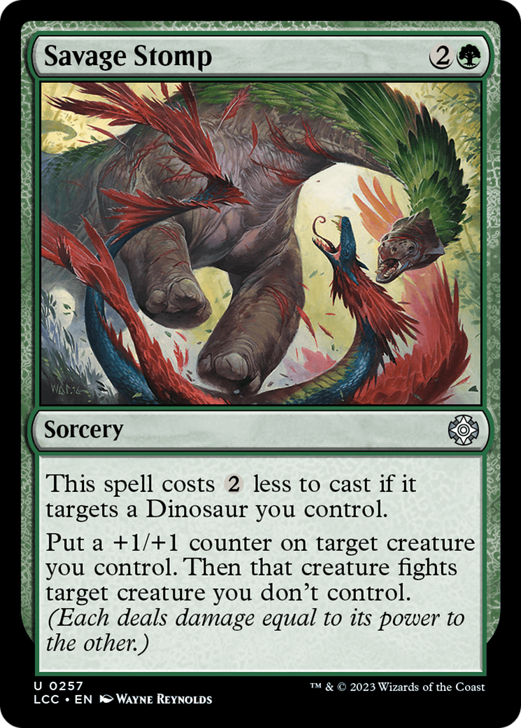 Savage Stomp [The Lost Caverns of Ixalan Commander] | Mega City Incorporated
