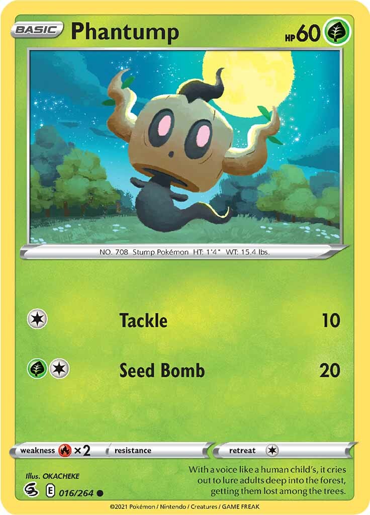 Phantump (016/264) [Sword & Shield: Fusion Strike] | Mega City Incorporated