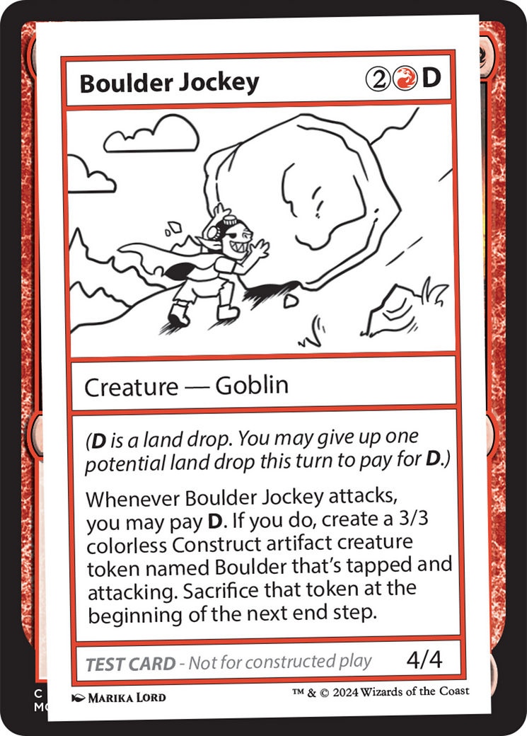 Boulder Jockey [Mystery Booster 2 Playtest Cards] | Mega City Incorporated