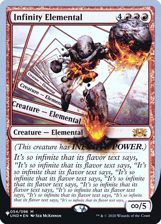 Infinity Elemental (Unfinity Foil Edition) [The List] | Mega City Incorporated