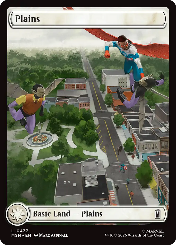 Plains (0433) (Surge Foil) [Marvel Super Heroes] | Mega City Incorporated
