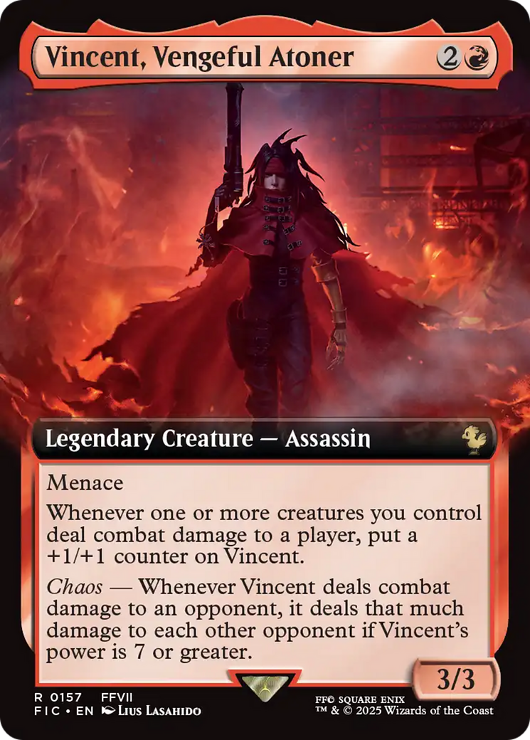Vincent, Vengeful Atoner (Extended Art) [FINAL FANTASY Commander] | Mega City Incorporated