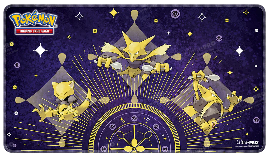 Abra Evolutions Stitched Playmat for Pokémon | Mega City Incorporated