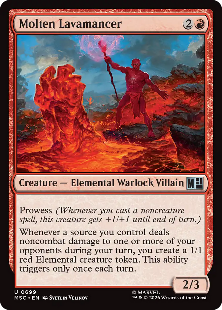 Molten Lavamancer [Marvel Super Heroes Commander] | Mega City Incorporated