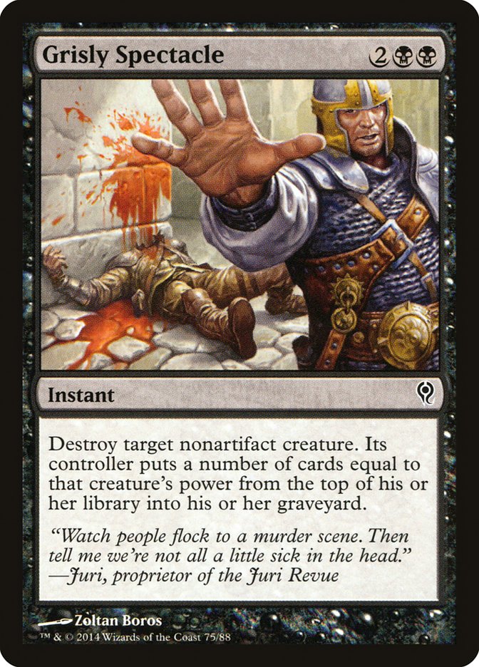 Grisly Spectacle [Duel Decks: Jace vs. Vraska] | Mega City Incorporated