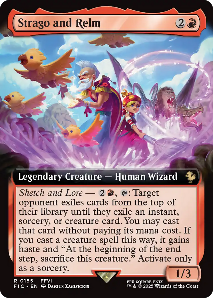 Strago and Relm (Extended Art) [FINAL FANTASY Commander] | Mega City Incorporated