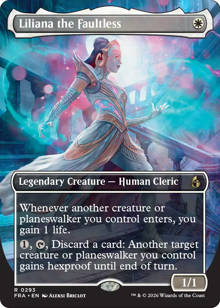 Liliana the Faultless (Borderless) [Reality Fracture] | Mega City Incorporated