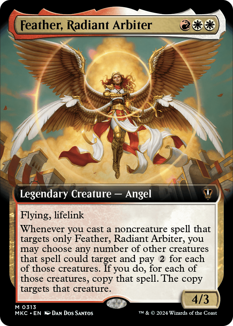 Feather, Radiant Arbiter (Extended Art) [Murders at Karlov Manor Commander] | Mega City Incorporated