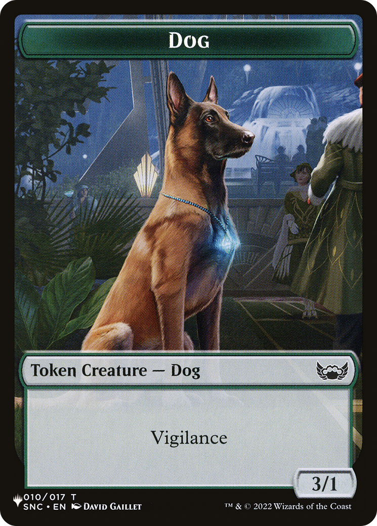 Shapeshifter // Dog Double-Sided Token [The List] | Mega City Incorporated