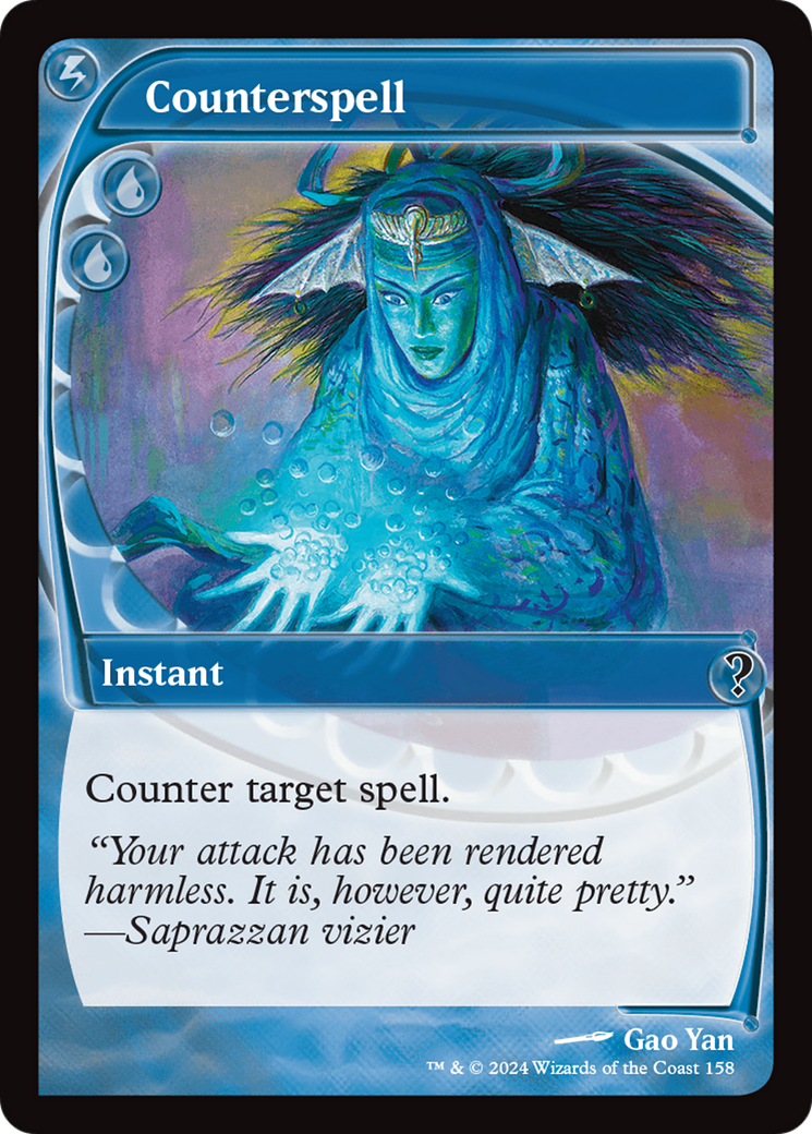 Counterspell (Future Sight) [Mystery Booster 2] | Mega City Incorporated