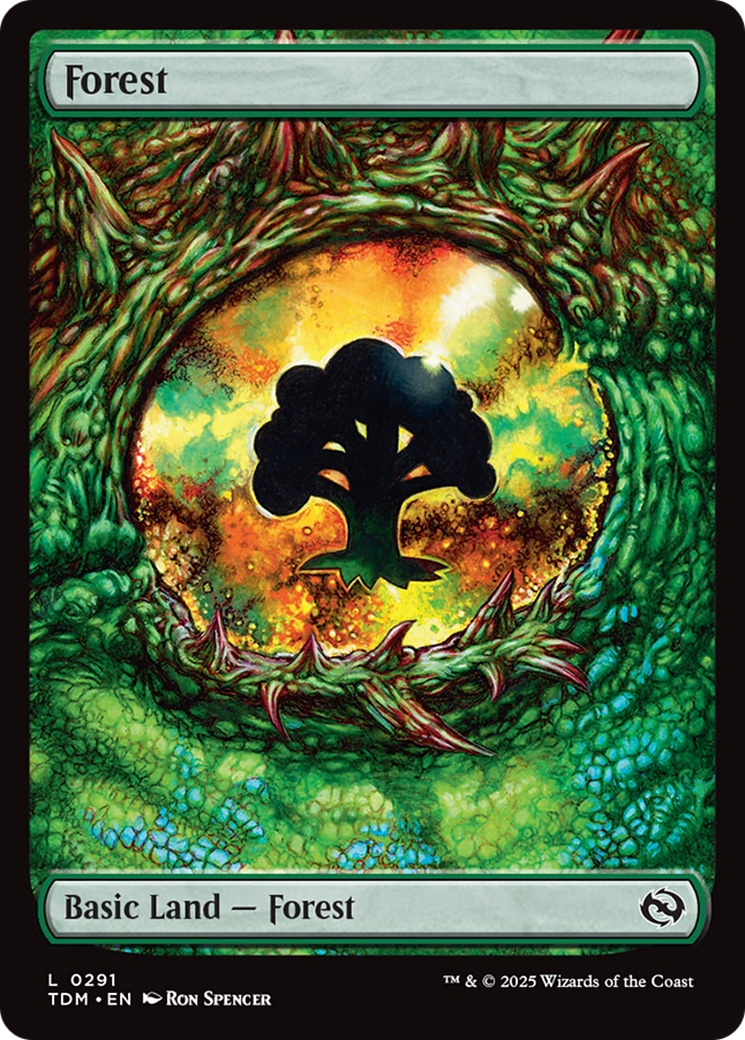 Forest (0291) [Tarkir: Dragonstorm] | Mega City Incorporated