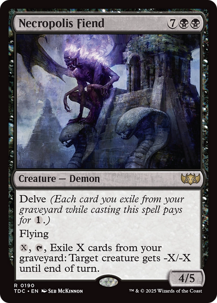 Necropolis Fiend [Tarkir: Dragonstorm Commander] | Mega City Incorporated
