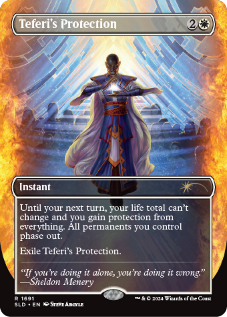 Teferi's Protection (1691) [Secret Lair: Sheldon's Spellbook] | Mega City Incorporated