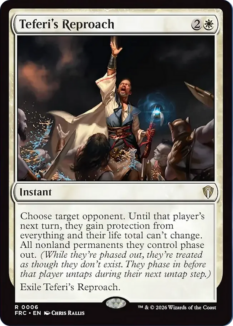 Teferi's Reproach [Reality Fracture Commander] | Mega City Incorporated