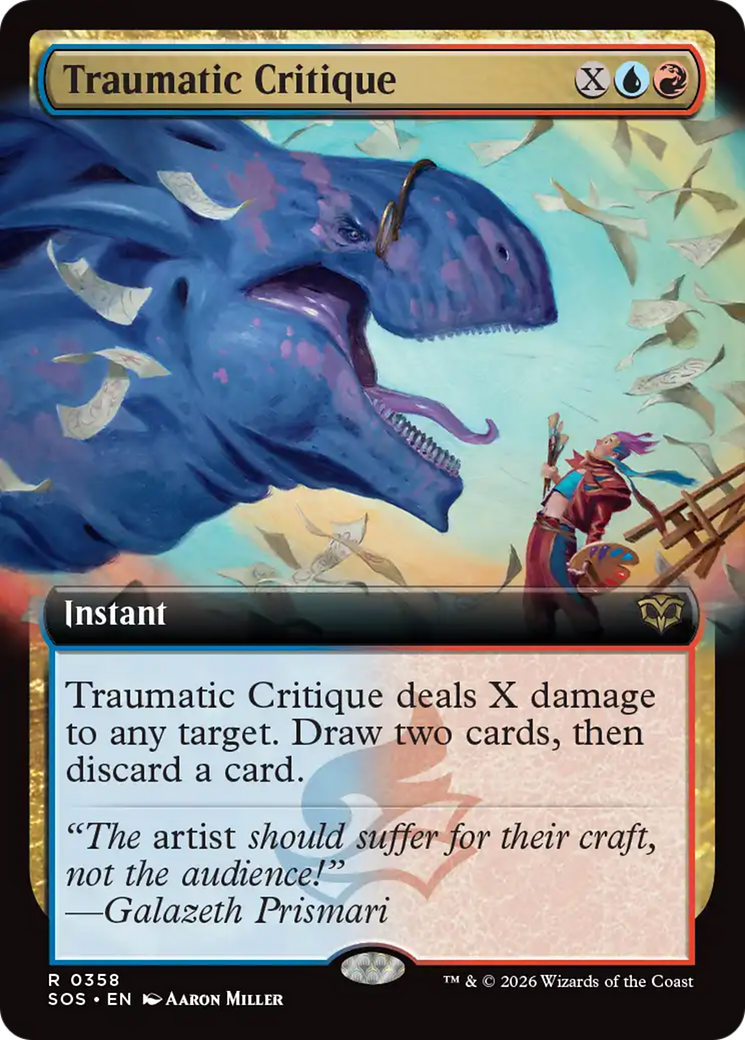 Traumatic Critique (Extended Art) [Secrets of Strixhaven] | Mega City Incorporated