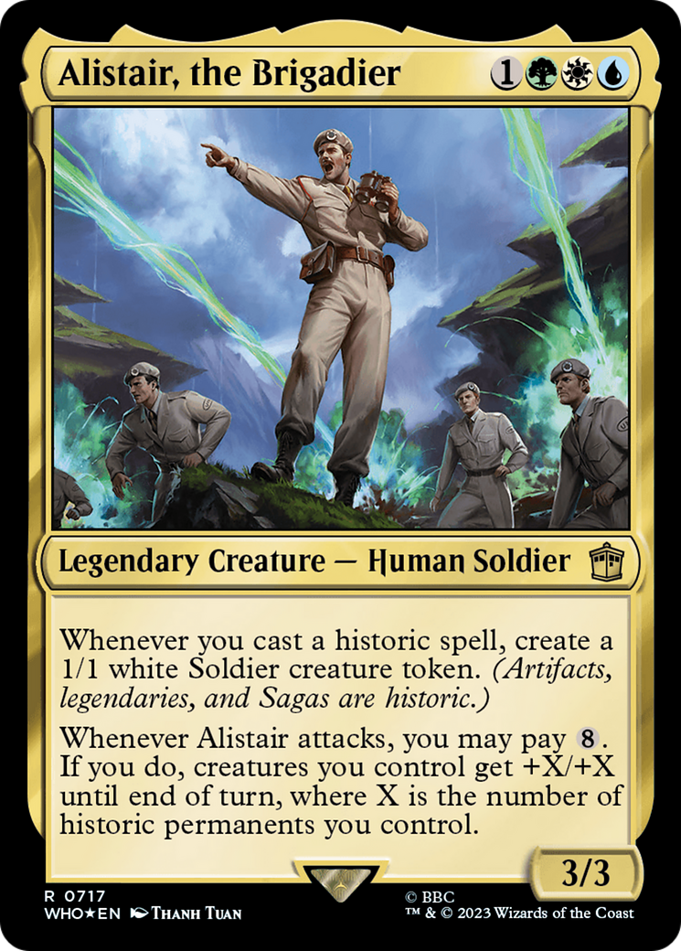 Alistair, the Brigadier (Surge Foil) [Doctor Who] | Mega City Incorporated
