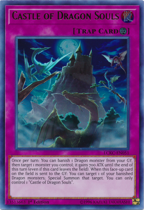 Castle of Dragon Souls [LCKC-EN051] Ultra Rare | Mega City Incorporated