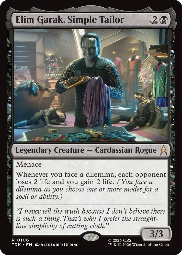 Elim Garak, Simple Tailor [Star Trek] | Mega City Incorporated