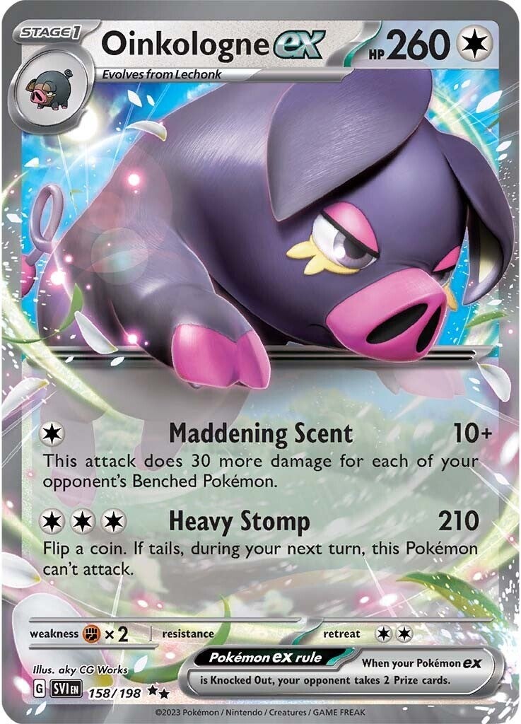 Oinkalogne ex (158/198) (Jumbo Card) [Scarlet & Violet: Base Set] | Mega City Incorporated