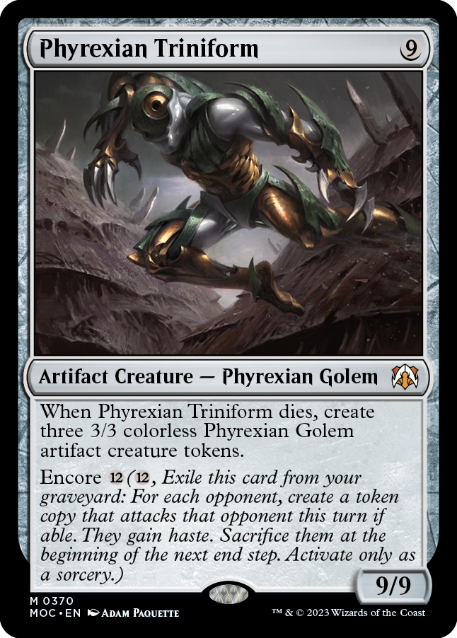 Phyrexian Triniform [March of the Machine Commander] | Mega City Incorporated