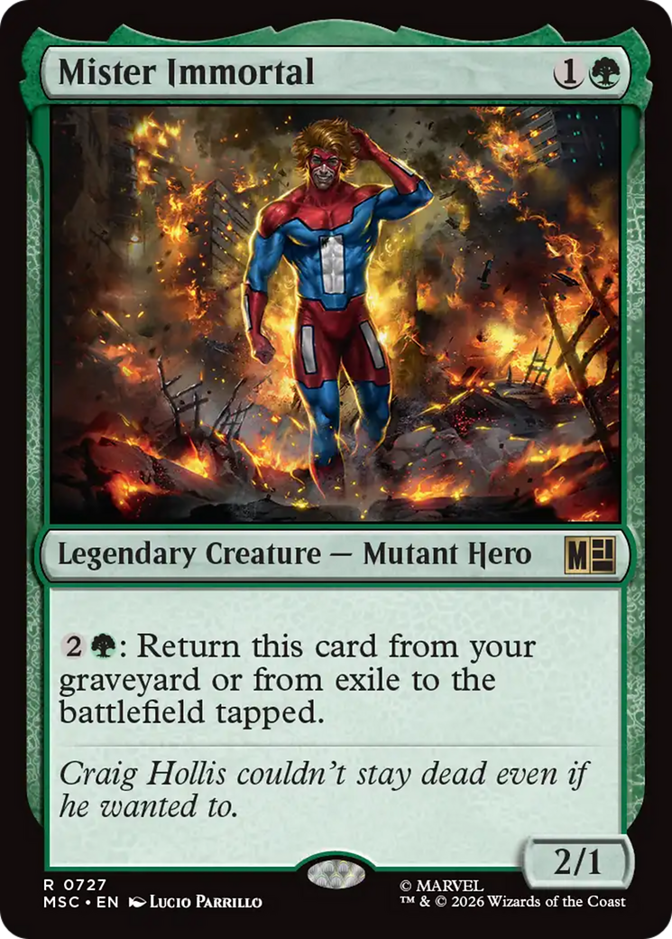 Mister Immortal [Marvel Super Heroes Commander] | Mega City Incorporated