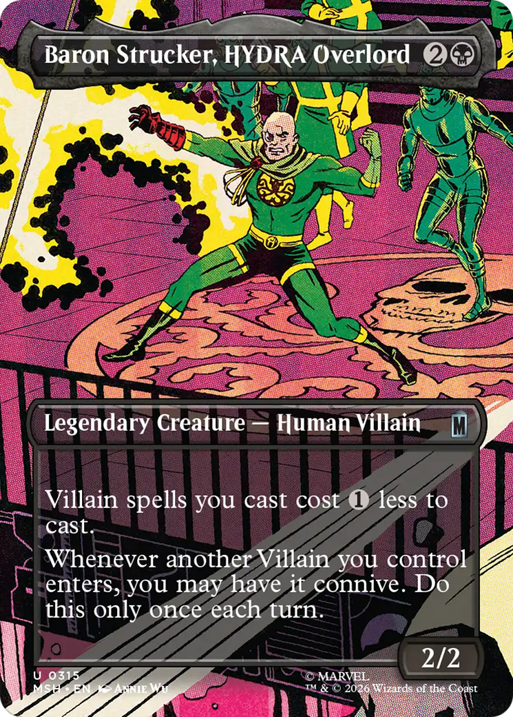 Baron Strucker, HYDRA Overlord (Borderless) (0315) [Marvel Super Heroes] | Mega City Incorporated