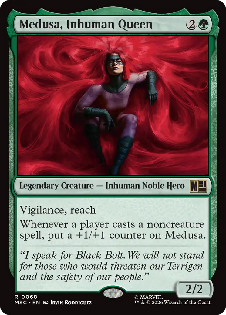 Medusa, Inhuman Queen (Surge Foil) [Marvel Super Heroes Commander] | Mega City Incorporated