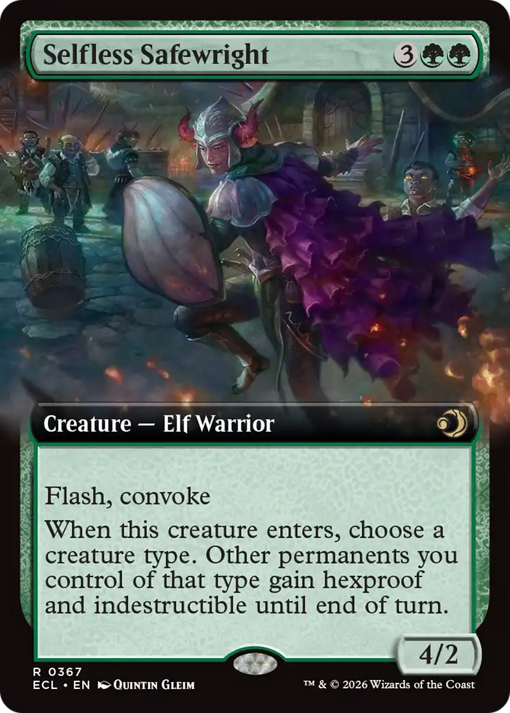 Selfless Safewright (Extended Art) [Lorwyn Eclipsed] | Mega City Incorporated