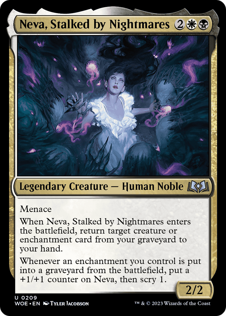 Neva, Stalked by Nightmares [Wilds of Eldraine] | Mega City Incorporated