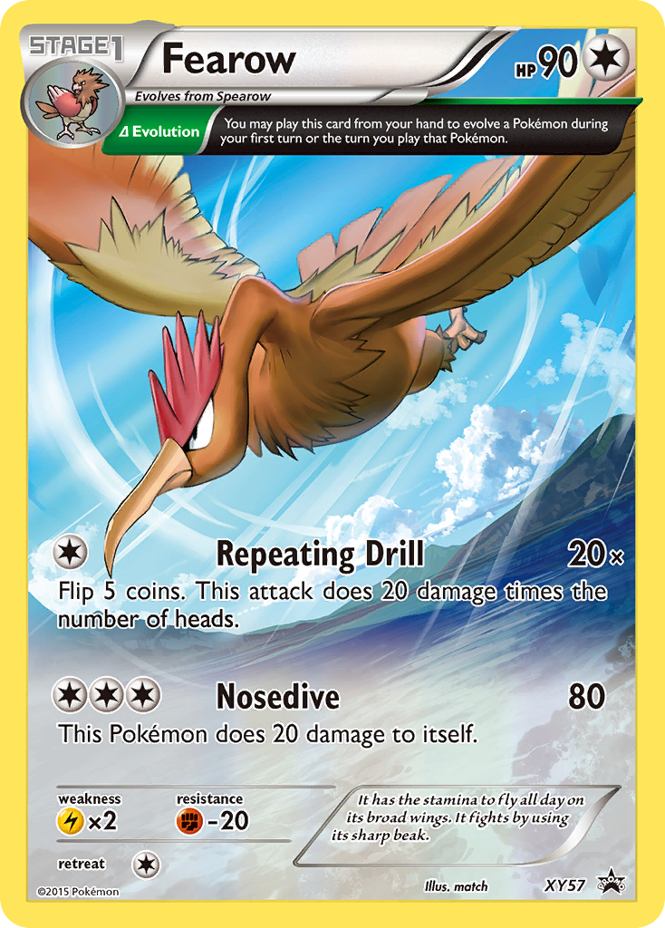 Fearow (XY57) [XY: Black Star Promos] | Mega City Incorporated