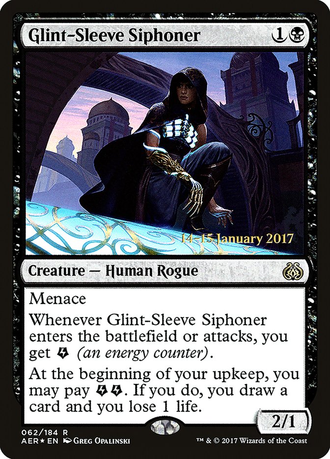 Glint-Sleeve Siphoner [Aether Revolt Prerelease Promos] | Mega City Incorporated