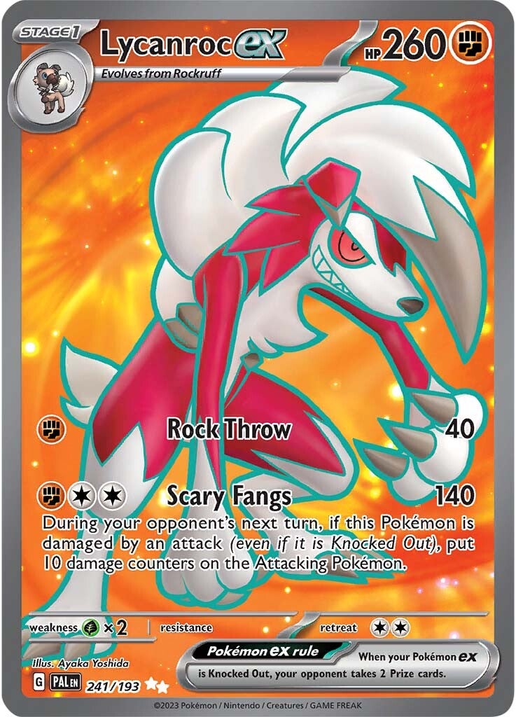 Lycanroc ex (241/193) [Scarlet & Violet: Paldea Evolved] | Mega City Incorporated