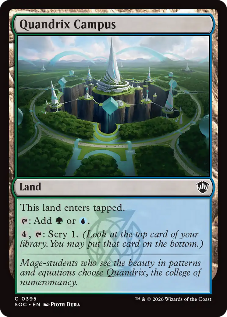 Quandrix Campus [Secrets of Strixhaven Commander] | Mega City Incorporated