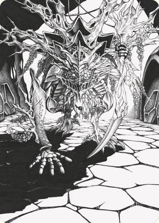 Thrun, Breaker of Silence Art Card [Phyrexia: All Will Be One Art Series] | Mega City Incorporated