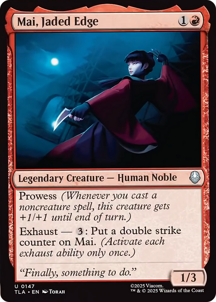 Mai, Jaded Edge [Avatar: The Last Airbender] | Mega City Incorporated