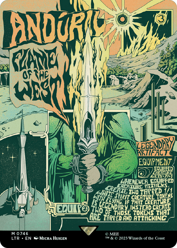 Anduril, Flame of the West (Borderless Poster) [The Lord of the Rings: Tales of Middle-Earth] | Mega City Incorporated