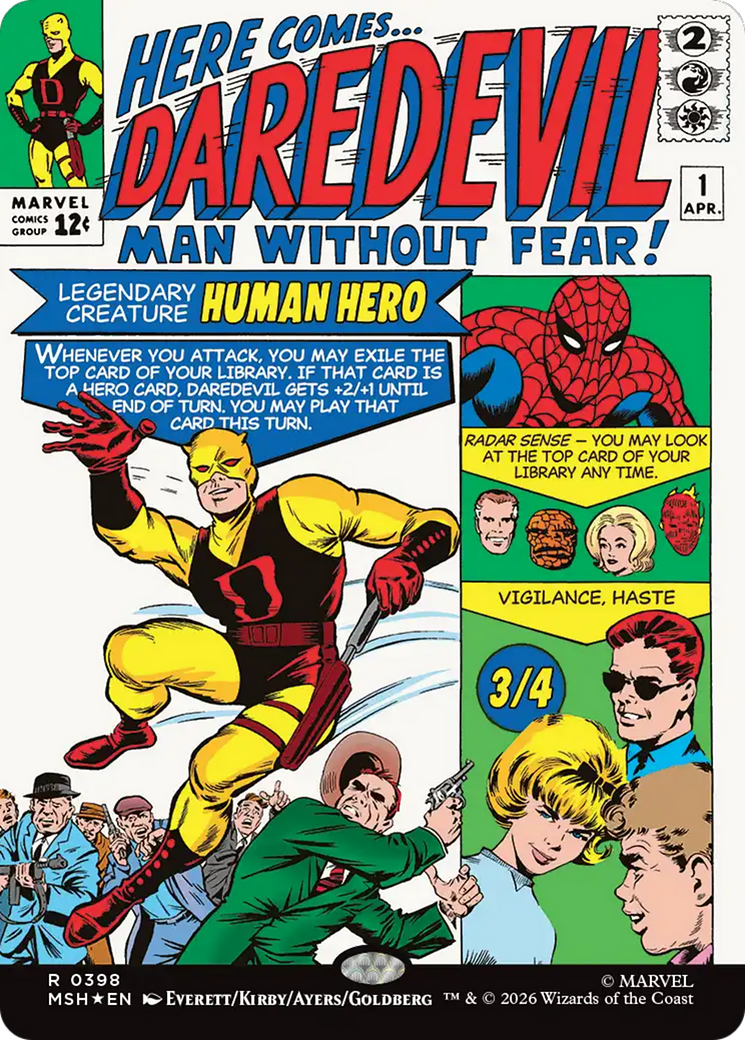 Daredevil, Man Without Fear (Borderless) (0398) [Marvel Super Heroes] | Mega City Incorporated