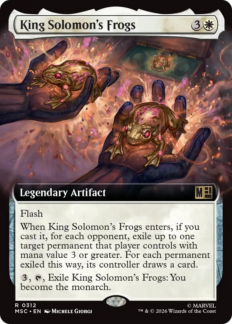 King Solomon's Frogs (Extended Art) [Marvel Super Heroes Commander] | Mega City Incorporated