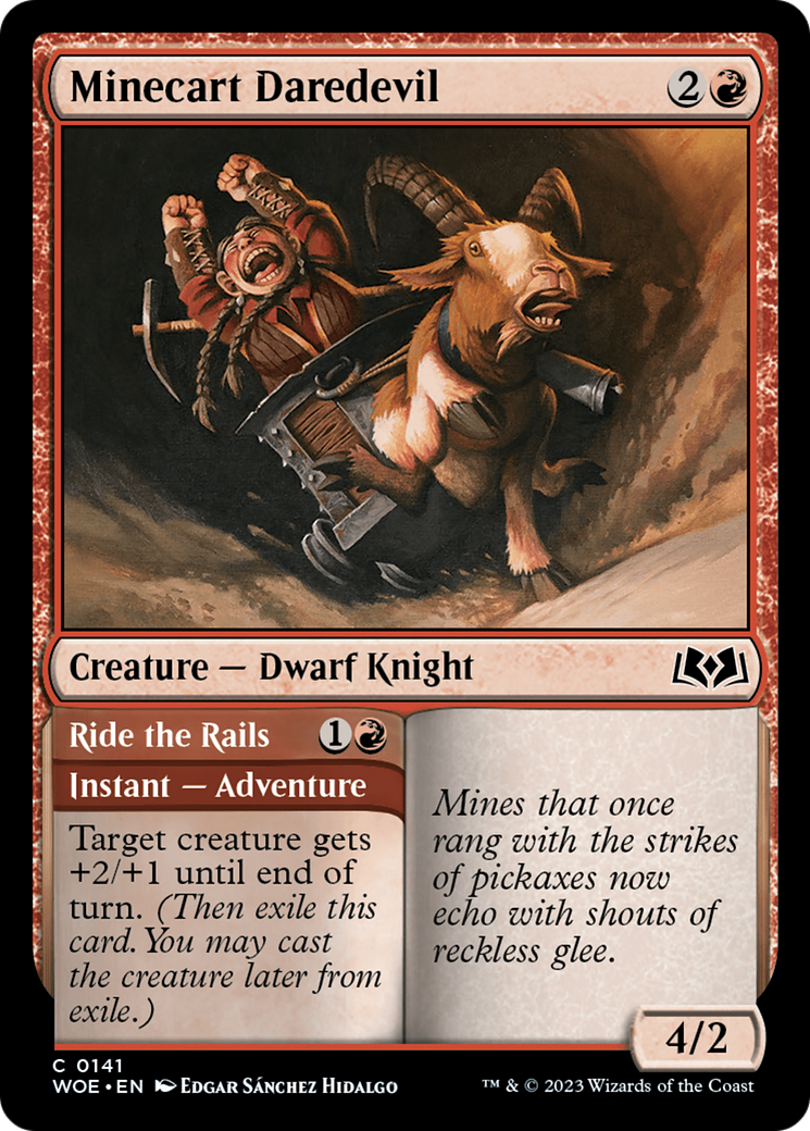 Minecart Daredevil // Ride the Rails [Wilds of Eldraine] | Mega City Incorporated