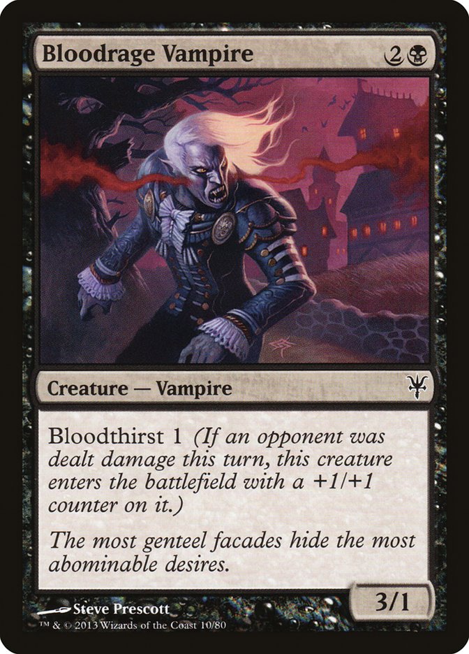 Bloodrage Vampire [Duel Decks: Sorin vs. Tibalt] | Mega City Incorporated