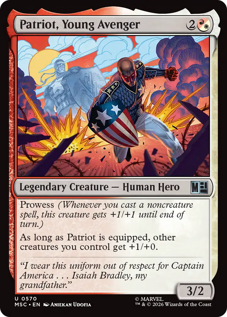 Patriot, Young Avenger [Marvel Super Heroes Commander] | Mega City Incorporated