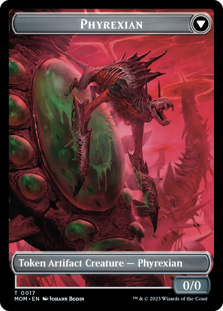 Incubator // Phyrexian (17) Double-Sided Token [March of the Machine Tokens] | Mega City Incorporated